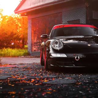 Dark Porsche wallpaper