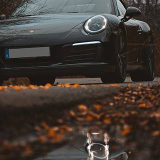 Dark Porsche wallpaper