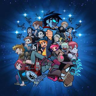 Scott Pilgrim computer wallpaper