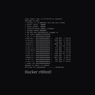 Hacker minimalist wallpaper