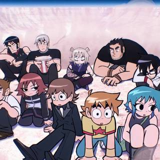 Scott Pilgrim computer wallpaper