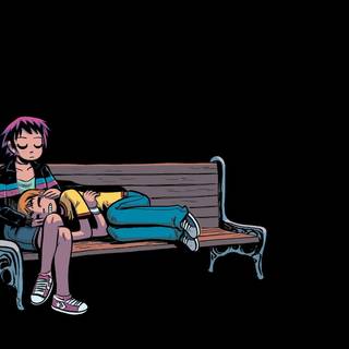 Scott Pilgrim computer wallpaper