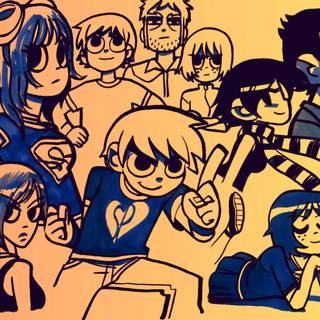 Scott Pilgrim computer wallpaper