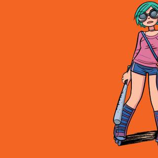 Scott Pilgrim computer wallpaper