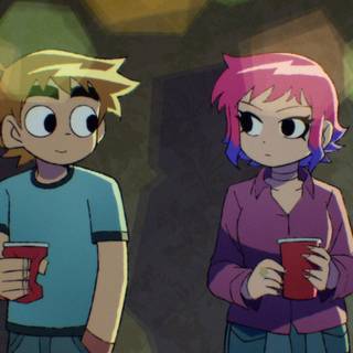Scott Pilgrim computer wallpaper