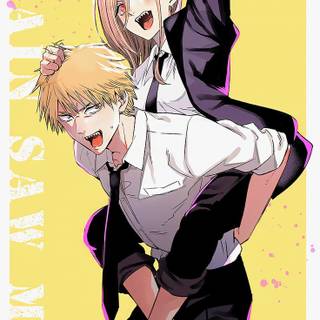 Anime Power Chainsaw Man wallpaper