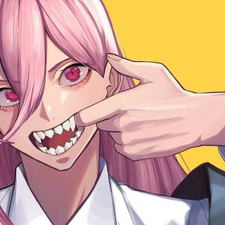 Anime Power Chainsaw Man wallpaper