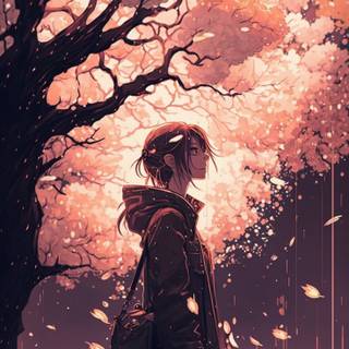 Nature anime PFP wallpaper