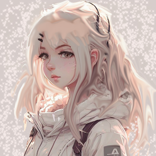 Anime girl adorable preppy wallpaper