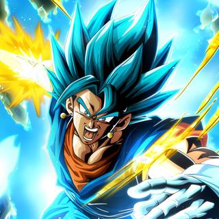 PC anime blue wallpaper