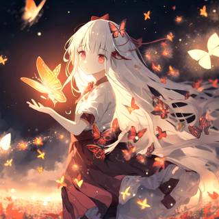 Nature anime PFP wallpaper