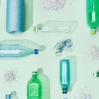 Plastic bottle wallpaper