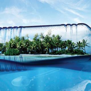 Plastic bottle wallpaper