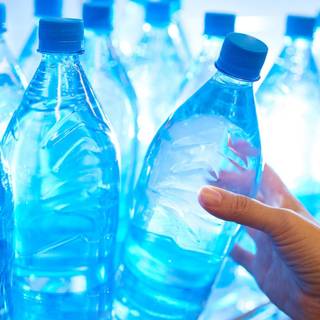 Plastic bottle wallpaper