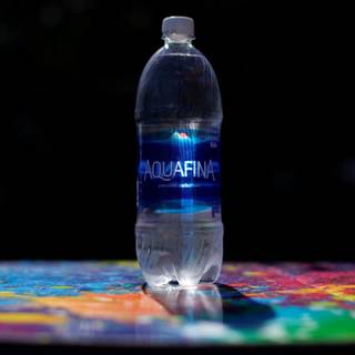 Plastic bottle wallpaper