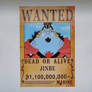 Jinbei wanted poster wallpaper