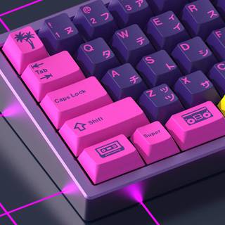 Pink keyboard wallpaper