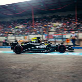 Mercedes W15 iPhone wallpaper