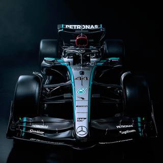 Mercedes W15 iPhone wallpaper