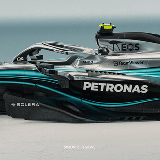 Mercedes W15 iPhone wallpaper