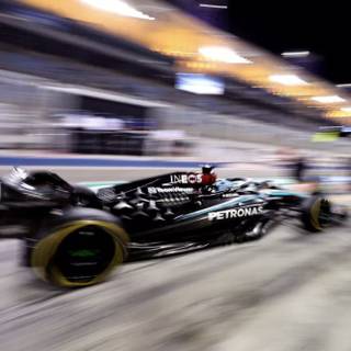 Mercedes W15 iPhone wallpaper