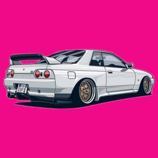 GTR cartoon wallpaper