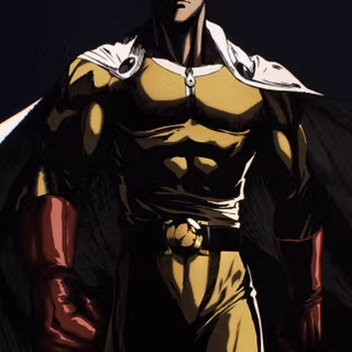 Serious Saitama wallpaper