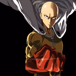 Serious Saitama wallpaper