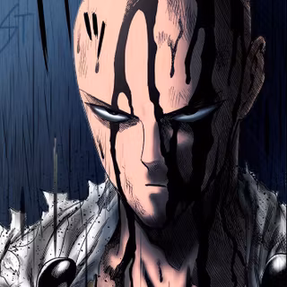 Serious Saitama wallpaper