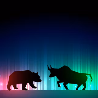 Bulls vs bears wallpaper