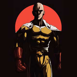 Serious Saitama wallpaper