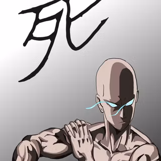 Serious Saitama wallpaper