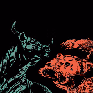 Bulls vs bears wallpaper