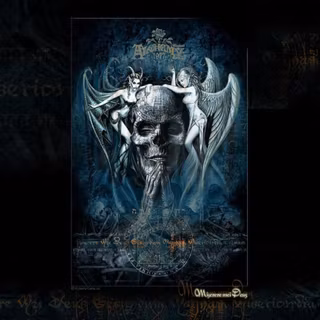 Gothic skulls desktop wallpaper