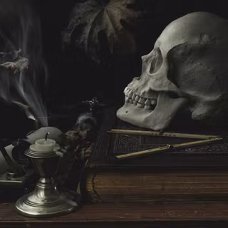 Gothic skulls desktop wallpaper
