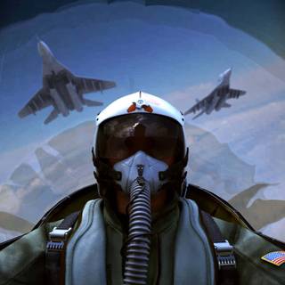 Fighter pilot iPhone wallpaper