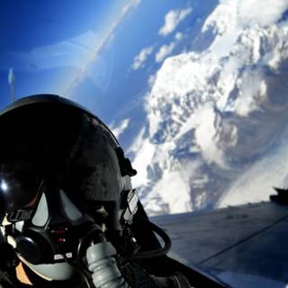 Fighter pilot iPhone wallpaper