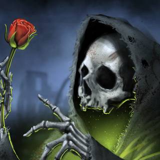 Gothic skulls desktop wallpaper