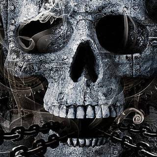 Gothic skulls desktop wallpaper