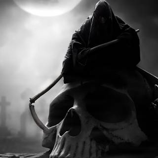 Gothic skulls desktop wallpaper