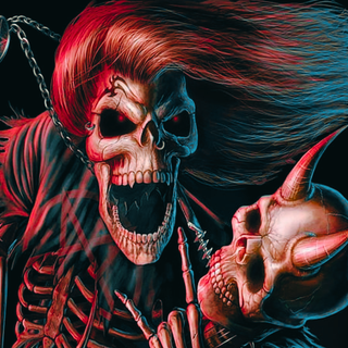 Gothic skulls desktop wallpaper