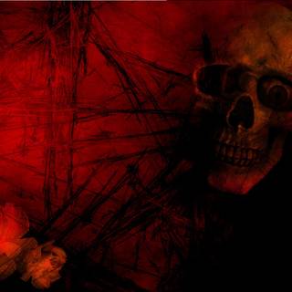Gothic skulls desktop wallpaper