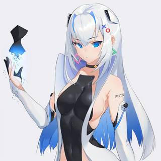 Anime PlayStation girl wallpaper