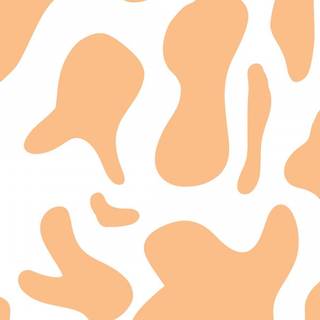 Orange cow print wallpaper