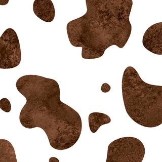 Orange cow print wallpaper