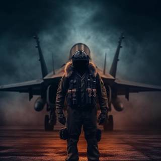 Fighter pilot iPhone wallpaper