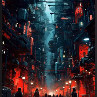 Retro Cyberpunk art wallpaper