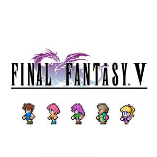 All Final Fantasy logo mobile wallpaper