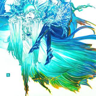All Final Fantasy logo mobile wallpaper