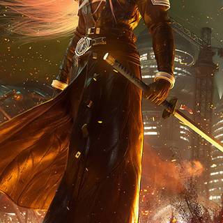 All Final Fantasy logo mobile wallpaper
